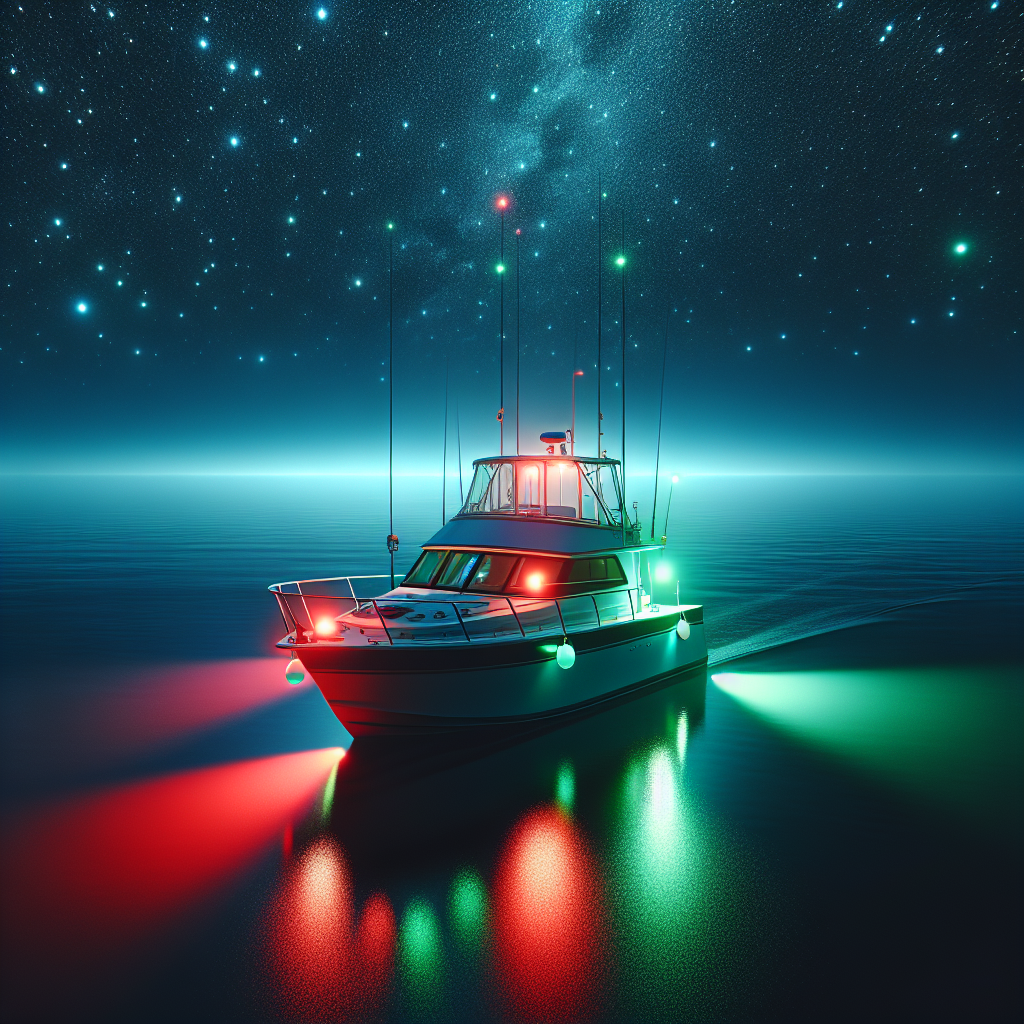 Πλοήγηση και Προσέγγιση σε Νύχτα με Χρήση Κόκκινων και Πράσινων Φώτων Ναυσιπλοΐας image