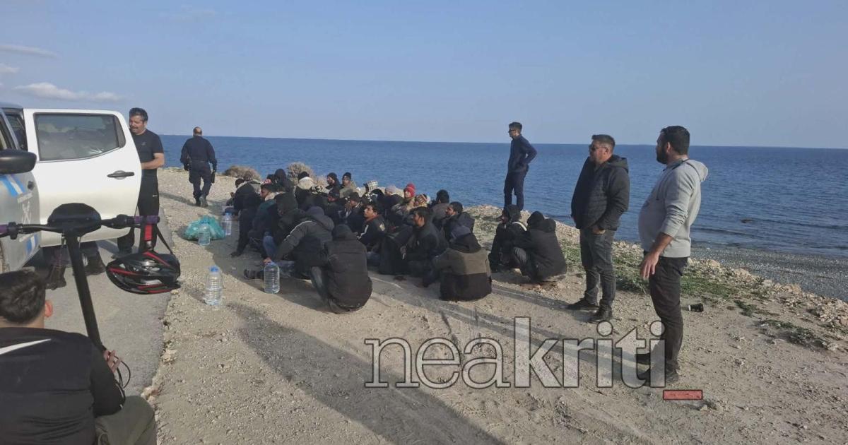 Νέα άφιξη μεταναστών στην Ιεράπετρα – 39 άνδρες αποβιβάστηκαν με φουσκωτό δυτικά του Μύρτου - Εικόνα άρθρου