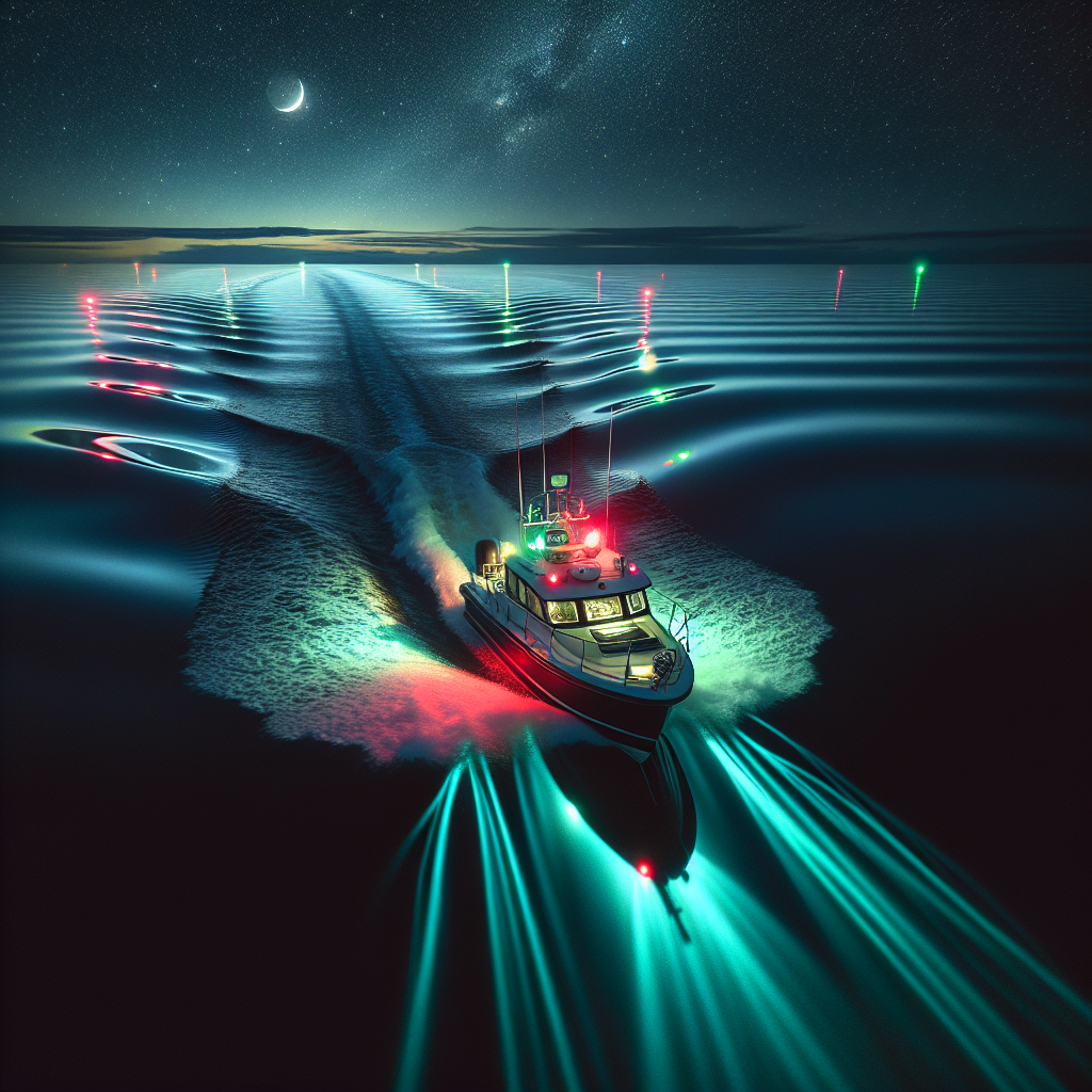 Πλοήγηση σε Νύχτα: Διαδικασίες και Χρήση Κόκκινων και Πράσινων Φώτων Ναυσιπλοΐας image