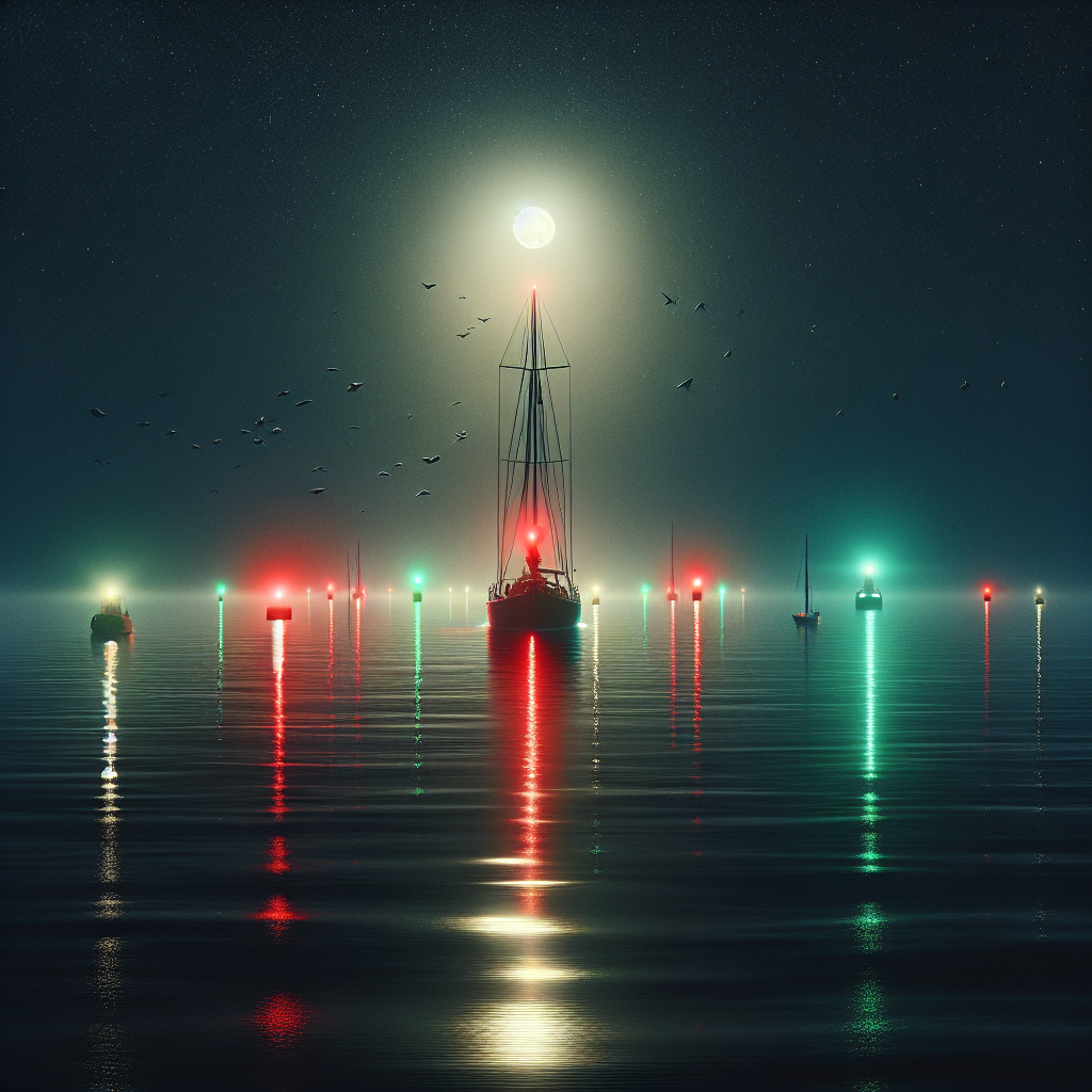 Πλοήγηση Νυκτός: Διαδικασίες και Χρήση Κόκκινων και Πράσινων Φώτων Ναυσιπλοΐας - Εικόνα άρθρου
